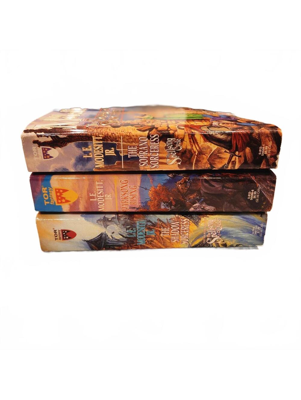 L.E. Modesitt Spellsong Cycle Soprano Sorceress, Darksong Rising Paperbacks